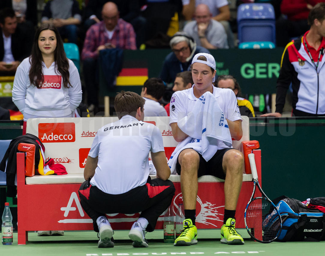 Davis Cup Deutschland / Frankreich, Fraport Arena Frankfurt