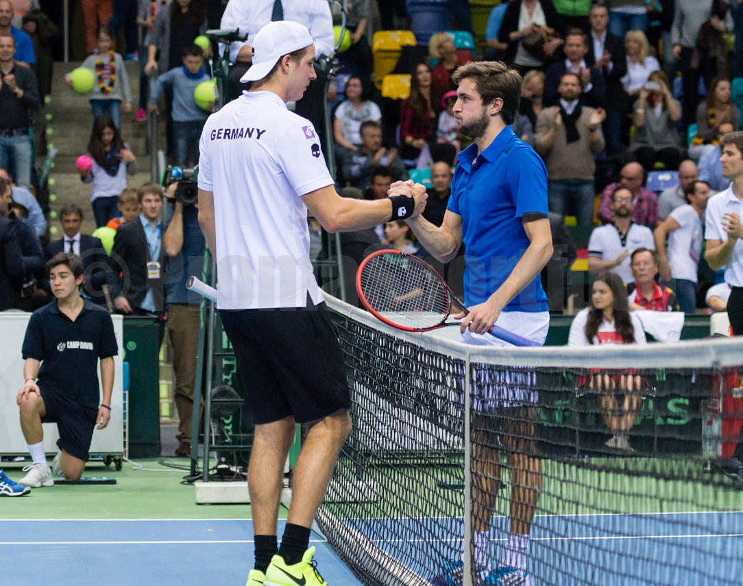 Davis Cup Deutschland / Frankreich, Fraport Arena Frankfurt
