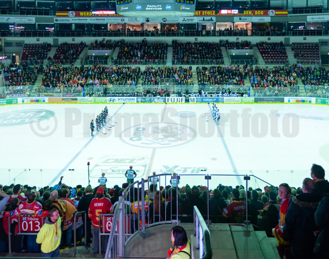 Playoffs Viertelfinale Düsseldorfer EG / Hamburg Freezers