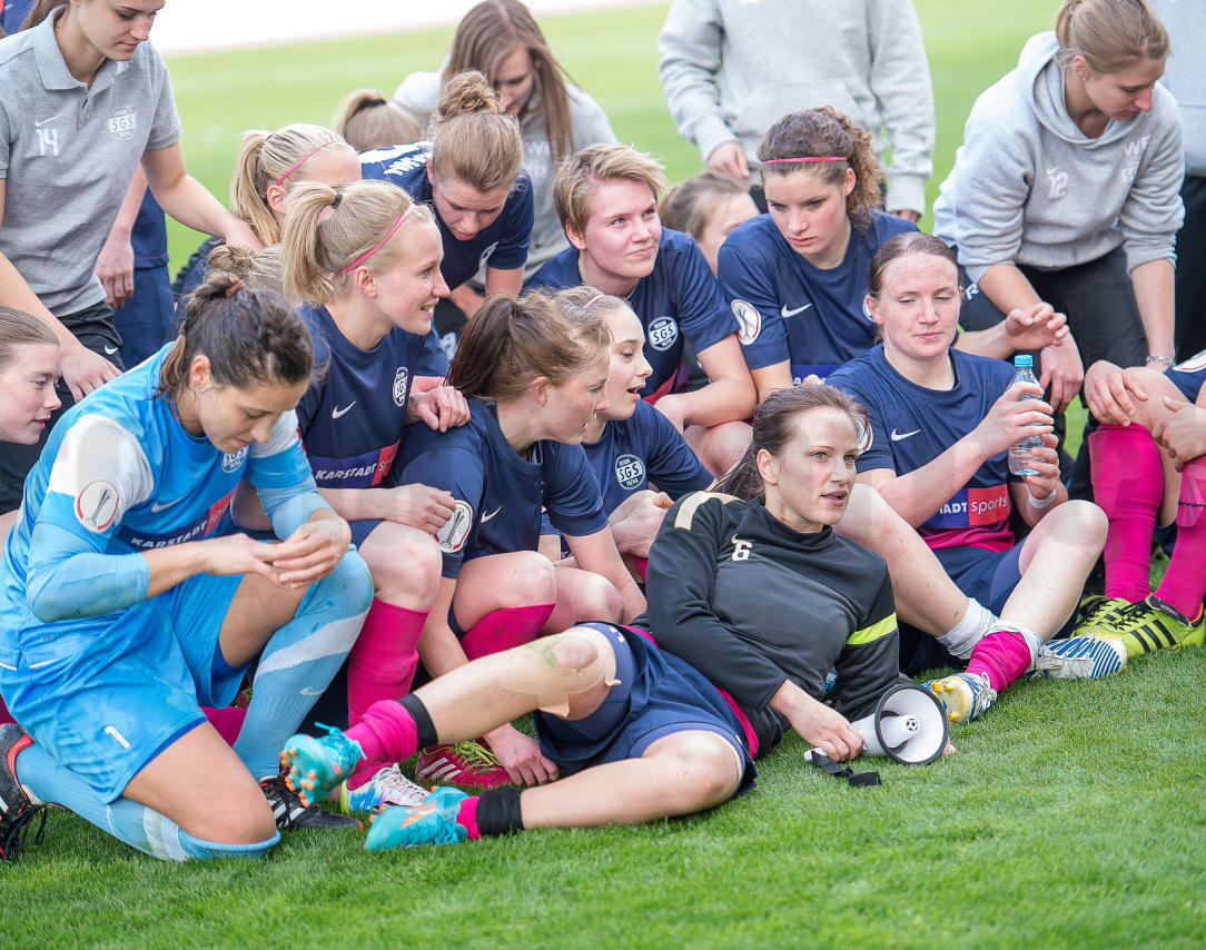 DFB-Pokal Halbfinale der Frauen 2014 in Essen